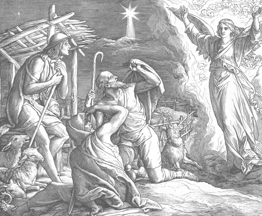 Возвещение пастухам о рождении Иисуса Христа